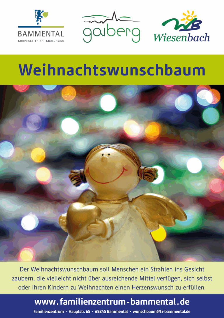 Weihnachtswunschbaum Bammental